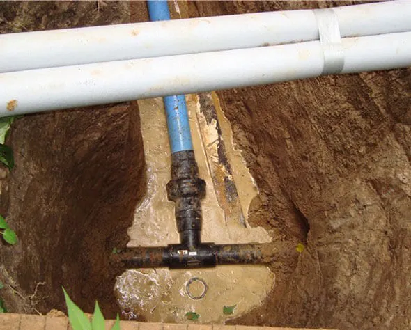 Врезка в трубу водопровода: как врезать тройник в трубопровод под .