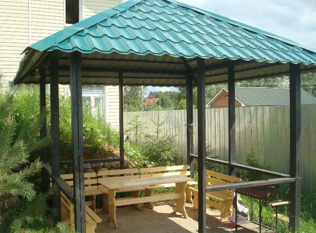 Как построить беседку на даче за один день | Школа садовода | Дзен